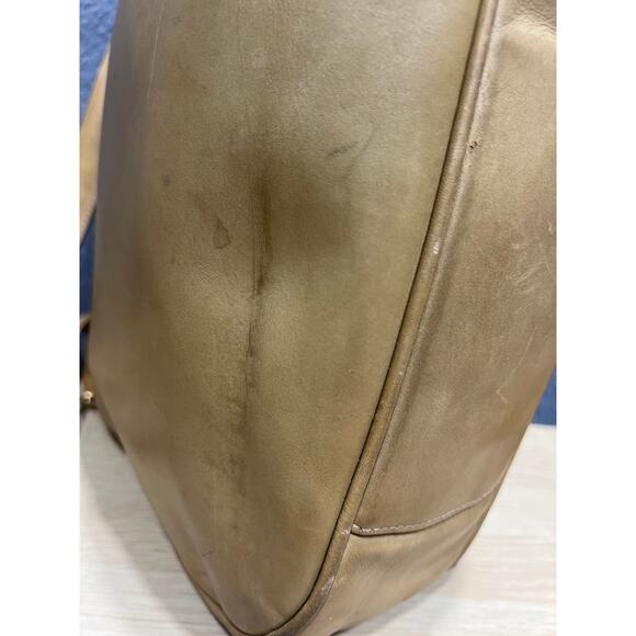 Vintage 1970’s Gucci Horsebit Beige Crossbody Shoulder Bag (some flaws READ) - Picture 5 of 16